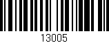 Código de barras (EAN, GTIN, SKU, ISBN): '13005'