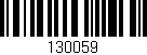 Código de barras (EAN, GTIN, SKU, ISBN): '130059'