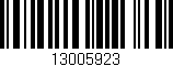 Código de barras (EAN, GTIN, SKU, ISBN): '13005923'