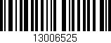 Código de barras (EAN, GTIN, SKU, ISBN): '13006525'