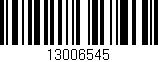 Código de barras (EAN, GTIN, SKU, ISBN): '13006545'