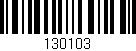 Código de barras (EAN, GTIN, SKU, ISBN): '130103'