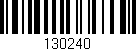 Código de barras (EAN, GTIN, SKU, ISBN): '130240'