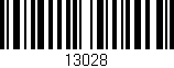 Código de barras (EAN, GTIN, SKU, ISBN): '13028'