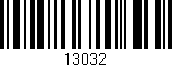 Código de barras (EAN, GTIN, SKU, ISBN): '13032'
