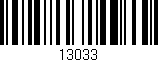 Código de barras (EAN, GTIN, SKU, ISBN): '13033'
