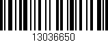 Código de barras (EAN, GTIN, SKU, ISBN): '13036650'