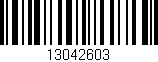 Código de barras (EAN, GTIN, SKU, ISBN): '13042603'