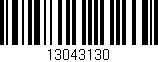 Código de barras (EAN, GTIN, SKU, ISBN): '13043130'