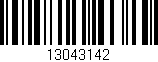 Código de barras (EAN, GTIN, SKU, ISBN): '13043142'