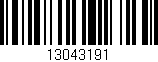 Código de barras (EAN, GTIN, SKU, ISBN): '13043191'