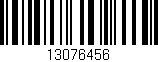 Código de barras (EAN, GTIN, SKU, ISBN): '13076456'