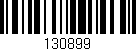 Código de barras (EAN, GTIN, SKU, ISBN): '130899'