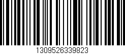 Código de barras (EAN, GTIN, SKU, ISBN): '1309526339823'