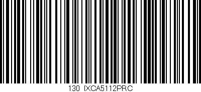 Código de barras (EAN, GTIN, SKU, ISBN): '130/IXCA5112PRC'