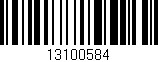 Código de barras (EAN, GTIN, SKU, ISBN): '13100584'