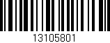 Código de barras (EAN, GTIN, SKU, ISBN): '13105801'