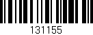 Código de barras (EAN, GTIN, SKU, ISBN): '131155'