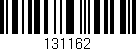 Código de barras (EAN, GTIN, SKU, ISBN): '131162'