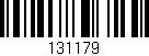 Código de barras (EAN, GTIN, SKU, ISBN): '131179'