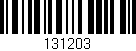 Código de barras (EAN, GTIN, SKU, ISBN): '131203'