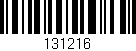 Código de barras (EAN, GTIN, SKU, ISBN): '131216'