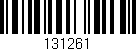 Código de barras (EAN, GTIN, SKU, ISBN): '131261'
