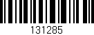 Código de barras (EAN, GTIN, SKU, ISBN): '131285'