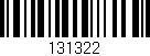 Código de barras (EAN, GTIN, SKU, ISBN): '131322'