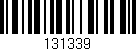 Código de barras (EAN, GTIN, SKU, ISBN): '131339'