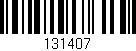 Código de barras (EAN, GTIN, SKU, ISBN): '131407'