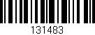 Código de barras (EAN, GTIN, SKU, ISBN): '131483'