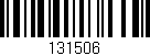 Código de barras (EAN, GTIN, SKU, ISBN): '131506'