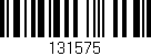 Código de barras (EAN, GTIN, SKU, ISBN): '131575'