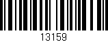 Código de barras (EAN, GTIN, SKU, ISBN): '13159'