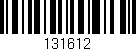 Código de barras (EAN, GTIN, SKU, ISBN): '131612'