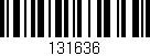 Código de barras (EAN, GTIN, SKU, ISBN): '131636'