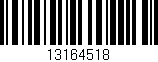 Código de barras (EAN, GTIN, SKU, ISBN): '13164518'