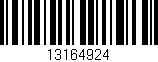 Código de barras (EAN, GTIN, SKU, ISBN): '13164924'
