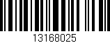 Código de barras (EAN, GTIN, SKU, ISBN): '13168025'