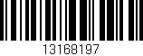Código de barras (EAN, GTIN, SKU, ISBN): '13168197'