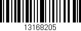 Código de barras (EAN, GTIN, SKU, ISBN): '13168205'