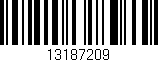 Código de barras (EAN, GTIN, SKU, ISBN): '13187209'