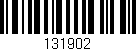 Código de barras (EAN, GTIN, SKU, ISBN): '131902'