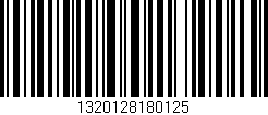 Código de barras (EAN, GTIN, SKU, ISBN): '1320128180125'