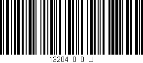 Código de barras (EAN, GTIN, SKU, ISBN): '13204_0_0_U'