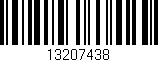 Código de barras (EAN, GTIN, SKU, ISBN): '13207438'