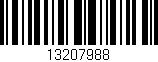 Código de barras (EAN, GTIN, SKU, ISBN): '13207988'