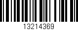 Código de barras (EAN, GTIN, SKU, ISBN): '13214369'
