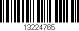 Código de barras (EAN, GTIN, SKU, ISBN): '13224765'